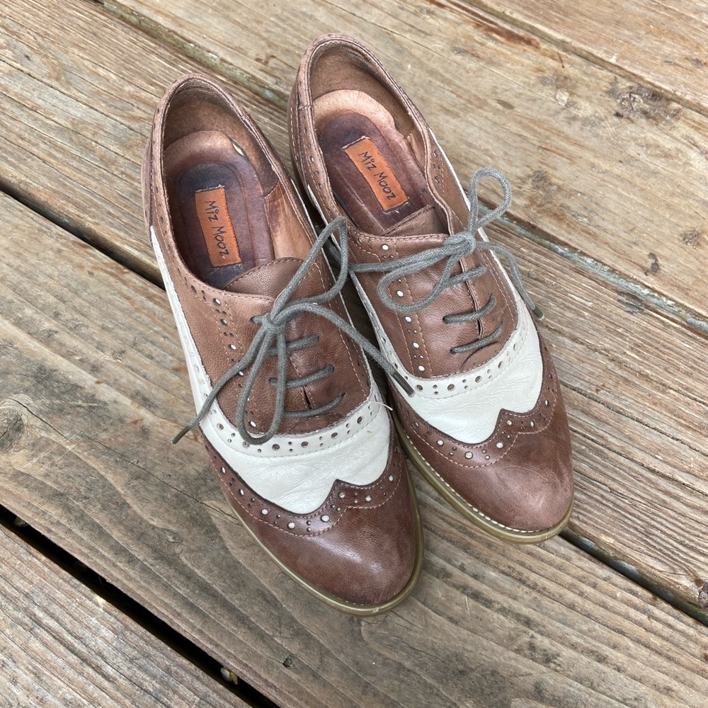 Mix Mooz High Heel Oxford, Size 7.5